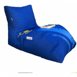 Puff Bean Bag Daybed Azul Practica Hogar