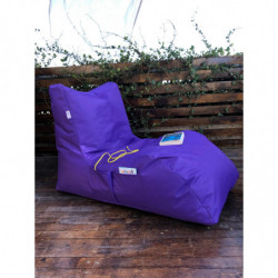 Puff Bean Bag Daybed Púrpura Practica Hogar