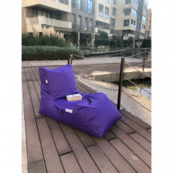 Puff Bean Bag Daybed Púrpura Practica Hogar