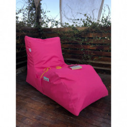 Puff Bean Bag Daybed Rosa Practica Hogar