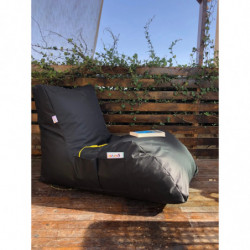 Puff Bean Bag Daybed Negro Practica Hogar