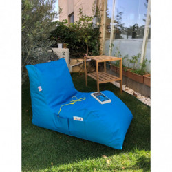 Puff Bean Bag Daybed Turquesa Practica Hogar