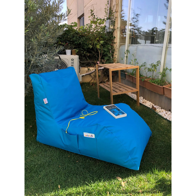 Puff Bean Bag Daybed Turquesa Practica Hogar Puff Bean Bag Daybed Turquesa Practica Hogar