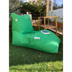 Puff Bean Bag Daybed Verde Practica Hogar