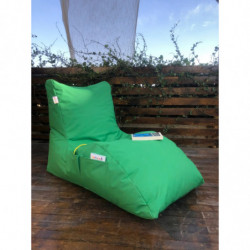 Puff Bean Bag Daybed Verde Practica Hogar