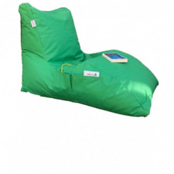 Puff Bean Bag Daybed Verde Practica Hogar