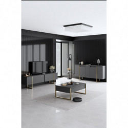 Aparador Luxe Antracita Oro Practica Hogar