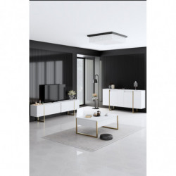 Aparador Luxe Blanco Oro Practica Hogar