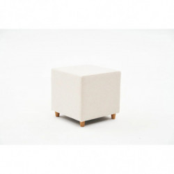 Puff Ranma Gabbana 02 Crema Practica Hogar