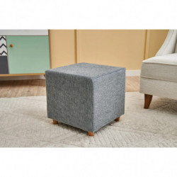 Puff Ranma Gabbana 14 Gris Practica Hogar