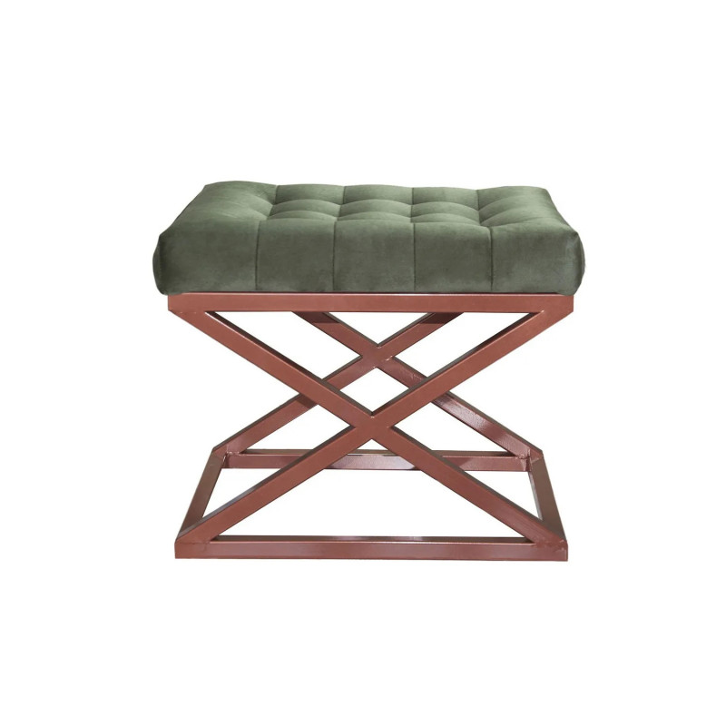 Puff Capraz Cobre Verde Practica Hogar Puff Capraz Cobre Verde Practica Hogar