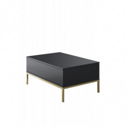 Mesa de centro Lord Antracita Oro Practica Hogar