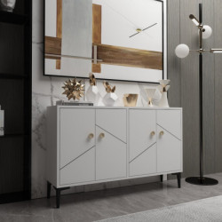 Mueble TV Cria Blanco Practica Hogar