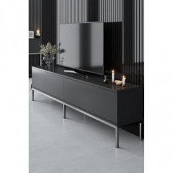 Mueble TV Lord Antracita Plata Practica Hogar