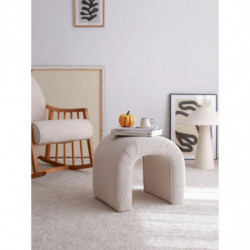 Puff Nu Fitilli Blanco Practica Hogar