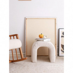 Puff Nu Fitilli Blanco Practica Hogar