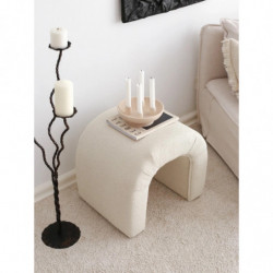 Puff Nu Teddy Crema Practica Hogar