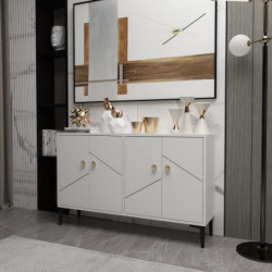 Mueble TV Cria Blanco Practica Hogar