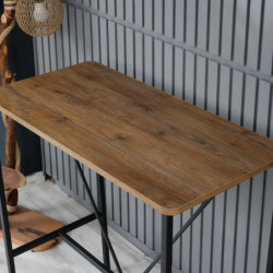 Mesa de bar Nordic Nogal Negro Practica Hogar