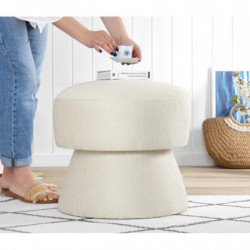 Puff Endor 7453 Crema Practica Hogar
