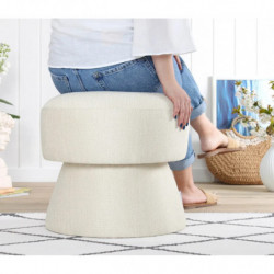 Puff Endor 7453 Crema Practica Hogar