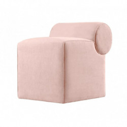 Puff Linburg Rosa Practica Hogar