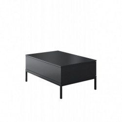 Mesa de centro Lord Antracita Negro Practica Hogar