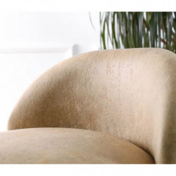 Puff Luton Beige Practica Hogar