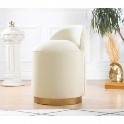 Puff Dover Crema Practica Hogar