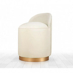 Puff Dover Crema Practica Hogar