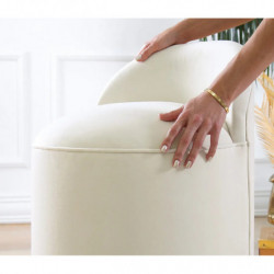 Puff Dover Crema Practica Hogar