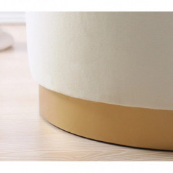 Puff Dover Crema Practica Hogar