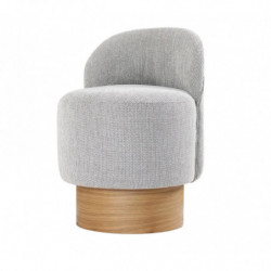 Puff Barren Gris Practica Hogar