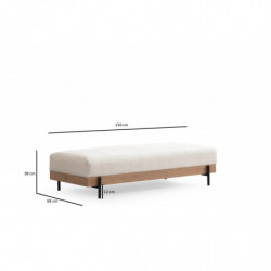 Puff Eti Roble Blanco Practica Hogar