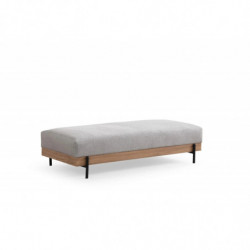 Puff Eti Roble Gris Practica Hogar