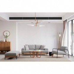 Puff Eti Roble Gris Practica Hogar