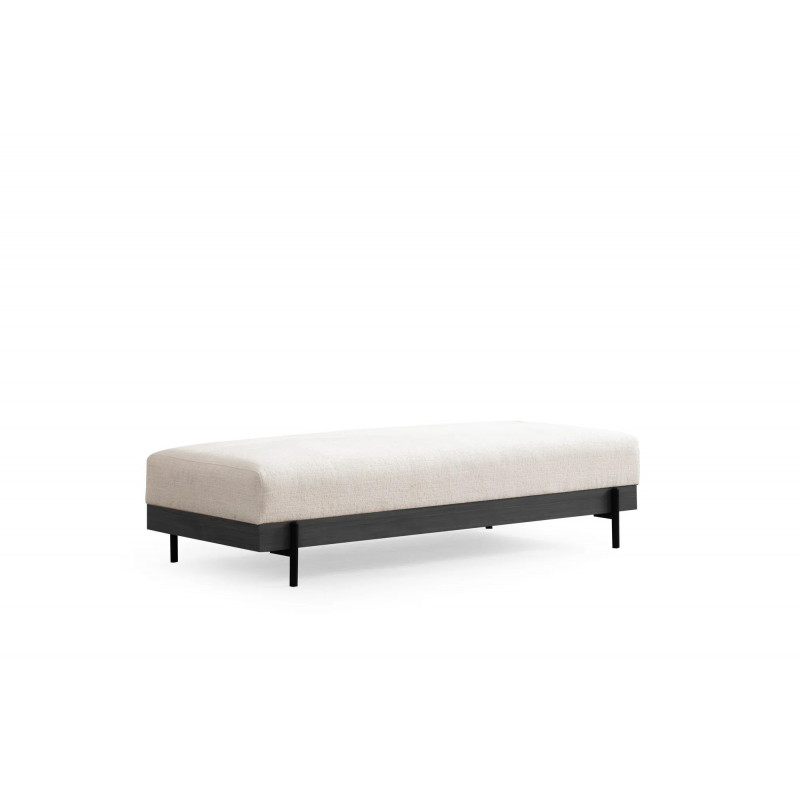 Puff Eti Negro Blanco Practica Hogar Puff Eti Negro Blanco Practica Hogar