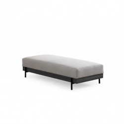 Puff Eti Negro Gris Practica Hogar