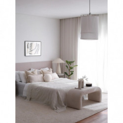 Puff Nu Bench Fitilli Blanco Practica Hogar