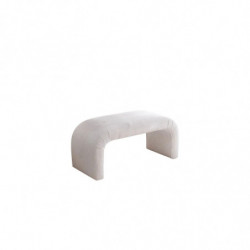 Puff Nu Bench Fitilli Blanco Practica Hogar