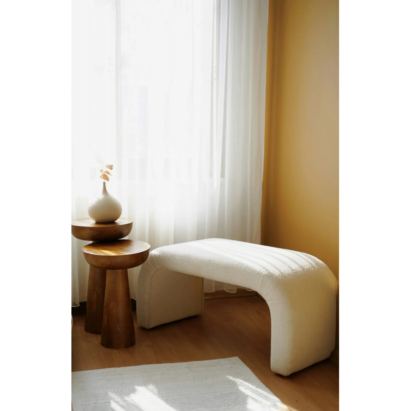 Puff Nu Bench Blanco Practica Hogar Puff Nu Bench Blanco Practica Hogar