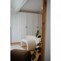 Puff Nu Bench Blanco Practica Hogar
