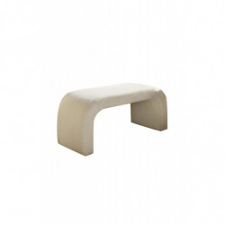 Puff Nu Bench Blanco Practica Hogar