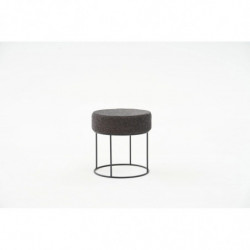 Puff Moon Steel Gabbana Antracita Cobre Practica Hogar
