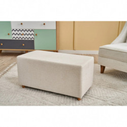 Puff Genma Gabbana 02 Crema Practica Hogar