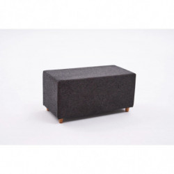 Puff Genma Gabbana Antracita Cobre Practica Hogar