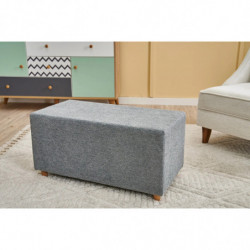Puff Genma Gabbana 14 Gris Practica Hogar