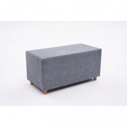 Puff Genma Gabbana 14 Gris Practica Hogar