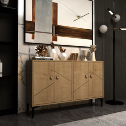 Mueble TV Cria Roble Zafiro Practica Hogar