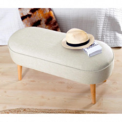 Puff Lednok Crema Practica Hogar